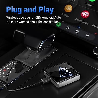 Wireless Android Auto Adapter/Dongle for OEM Factory Wired Android Auto  Cars Converts Wired to Wireless