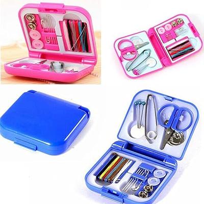 Buttons Pins Storage Boxes Sewing Box Home Tool Portable Travel