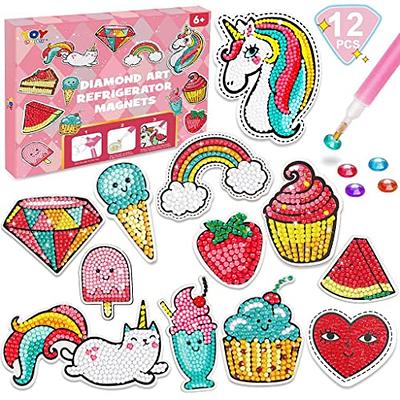 TOY LIFE Diamond Kits for Kids and Beginner Mosaic Sticker Art Kits Diamond  Art for Kids 26pcs Diamond Gems Stickers, Gem Sticker Gem Art and Craft