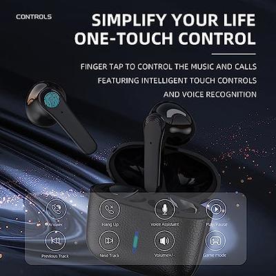 IDOERLEETEK Wireless Earbuds V5.3 Bluetooth Earbuds Loud