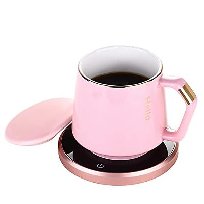 Kin Coffee Mug Warmer for Desk - Smart Coffee Cup Warmer for Desk Auto Shut Off Enabled - Multi-Use Tea Warmer, Electric Candle Warmer & Coffee