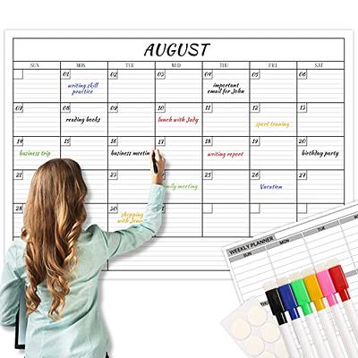 Dry Erase 'Family Weekly' Calendar on ArtPlexi - Bed Bath & Beyond