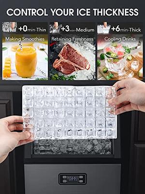 2 Pack Pure Large Ice Cube Trays