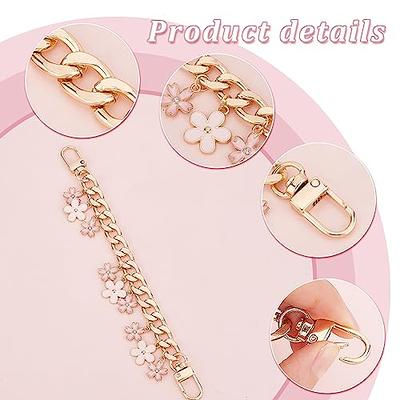 1 Piece Heart Shaped Bag Chain Strap Extender Purse Strap Extender Handbag  Chain Heart Chain Strap Extender for Handbag Shoulder Bag Cross Body Bag, R