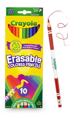 Crayola 24 Erasable Colored Pencils, White - Yahoo Shopping