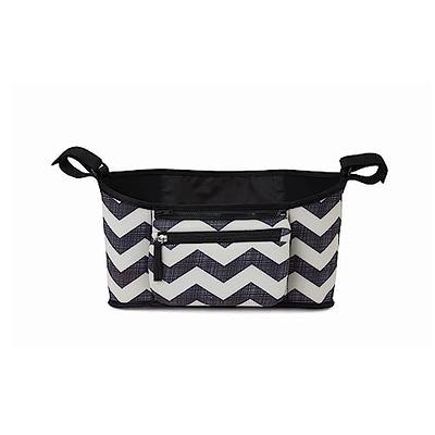 J.L. Childress 5-in-1 Diaper Bag Organizer - Grey/Chevron