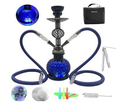 SunWamntin Hookah set Hookah Hookahs Book Hookah Acrylic Flat Box Hookas  Portable Hookah Shisha with Hookah Travel Bag +Hose+Tongs+Magical Remote LED  (BOOK-STD) - Yahoo Shopping