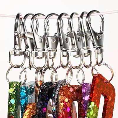  LEOBRO 140PCS Metal Swivel Snap Hooks with Key Rings