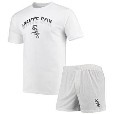 Men's Concepts Sport Charcoal, White Cincinnati Bengals Downfield T-Shirt and Shorts Sleep Set Charcoal,White