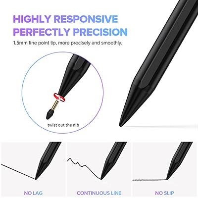 Stylus Pen for iPad 9th&10th Generation-2X Fast Charge Active Pencil  Compatible with 2018-2023 Apple iPad Pro11&12.9 inch, iPad Air 3/4/5,iPad  6-10,iPad Mini 5/6 Gen 