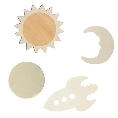Wooden Craft Shapes: Pack of 24