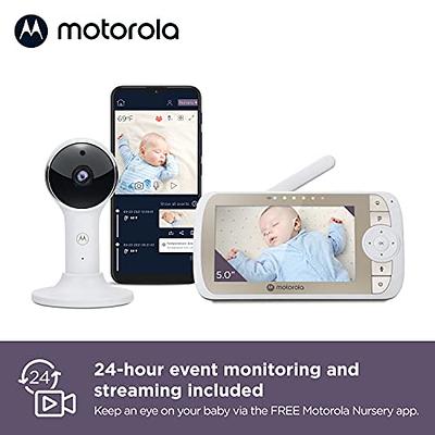Motorola Baby Monitor VM65-5 WiFi Video Baby Monitor with Camera HD 1080p  - Connects to Smart Phone App, 1000ft Long Range, Two-Way Audio, Remote Pan- Tilt-Zoom, Room Temp, Lullabies, Night Vision - Yahoo