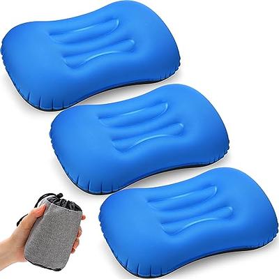 PATIKIL Camping Pillow, 2 Pack Portable Camp Beach Pillow Ultralight  Inflatable Travel Airplane Pillow Lumbar Support for Hiking Backpacking,  Blue Black - Yahoo Shopping