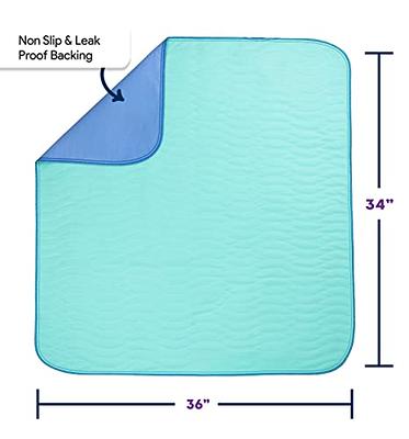 HUNAIGEE Waterproof Incontinence Chucks Pads Washable Large Incontinence  Bed for