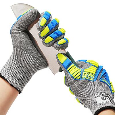 NoCry Cut Resistant Kitchen and Work Safety Gloves with Reinforced