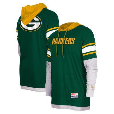 Green Bay Packers Throwback Hoodie - Size: S, NFL by New Era