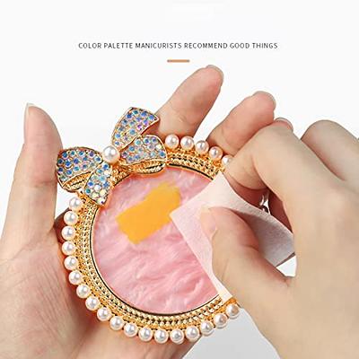 2 Pieces Hand Makeup Mixing Palette Makeup Hand-Held Palette Nail Art  Manicure Palette Clear Makeup Palette for Mixing Foundation - Yahoo Shopping