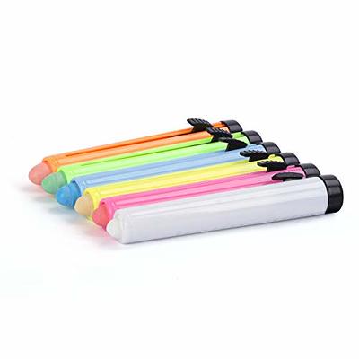 10 Pieces Colorful Plastic Chalk Holder Adjustable Chalk Clips with Storage  Case and 2 Pieces Magnetic Chalkboard Erasers for School Office Whiteboard