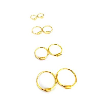 5 Pairs Gold Silver Huggies Hoop Earrings Set for Women Girls Small Dangle Chain Hoop Earrings Jewelry for Gifts