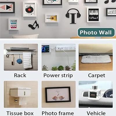 Double Sided Tape for Walls - Heavy Duty Mounting Tape - Strong Adhesive,  Washable and Reusable - Wall Tape for Picture Photo Carpet Decoration -  Removable Tape Roll/Stickers 17ft, 1inch (Color: Transparent