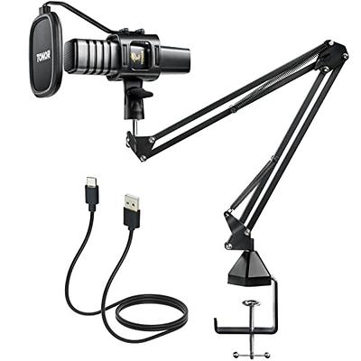 Podcast Equipment Bundle, SINWE Condenser Microphone with Tripod Stand and  Professional Audio Mixer for Studio Recording Vocals, Voice Overs