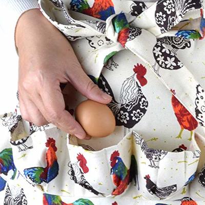 Egg Gathering Apron, Chiken Eggs Collecting Holding Aprons, 8 Deep