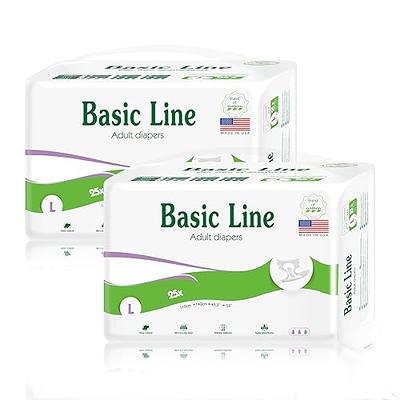 Basics Incontinence Underwear for Men, Maximum Absorbency,  Small/Medium, 60 Count, 3 Packs of 20, White (Previously Solimo)