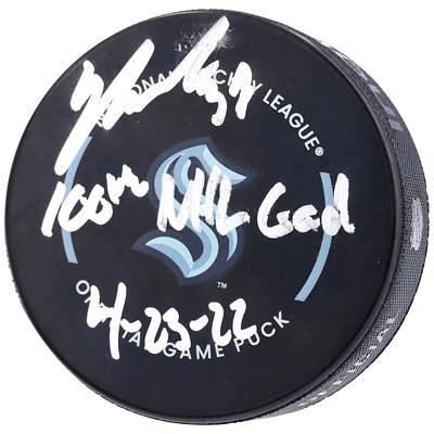 Adam Larsson Seattle Kraken signed 2011 NHL Draft Puck autographed