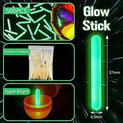 Jenaai 500 Pcs Glow Sticks for Fishing Bulk Mini Glow Stick Night Fishing  Sign Light up