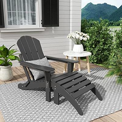 WestinTrends Outdoor Ottoman, Patio Adirondack Ottoman Foot Rest