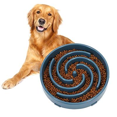 LE TAUCI Dog Bowls Slow Feeder Ceramic, 1.5 Cups Slow Eater Bowl for Dogs,  Puppy Slow Feeder Bowl for Fast Eaters, Dog Dishes to Slow Down Eating