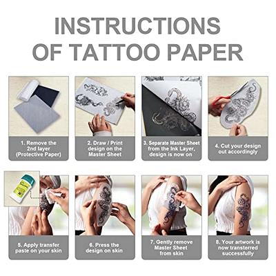 30PCS Tattoo Skin Practice with Transfer Paper, Tattoo Fake Skin and Tattoo  Stencil Paper Tattoo Starter Kit with 10PCS Tattoo Skin Practice 20PCS  Stencil Paper for Tattoo Supplies - Yahoo Shopping