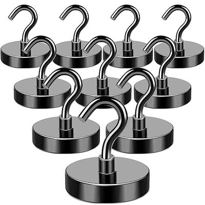 100lbs Strong Neodymium Magnet Hooks with Epoxy Coating for Home