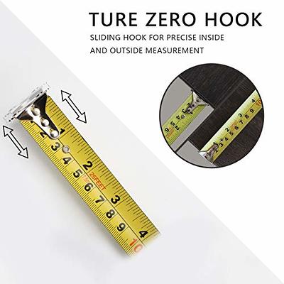 LAND 25Ft Retractable Nylon Measuring Tape - Heavy Duty Tape Measure,  Inch/Metric Scale, Sturdy Matte Blade, Magnetic Hook for Measurement Alone,  TPR Rubber Protective Case (25FT Nylon) - Yahoo Shopping