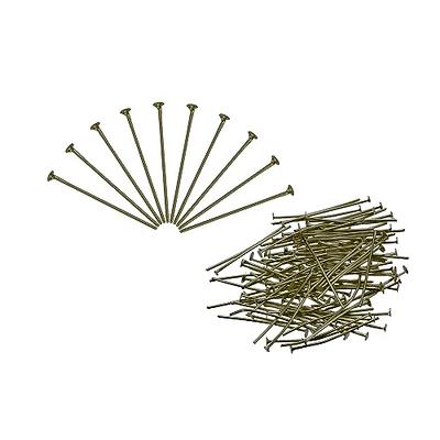 Wholesale Beebeecraft 100Pcs/Box Flat Head Pins 18K Gold Plated