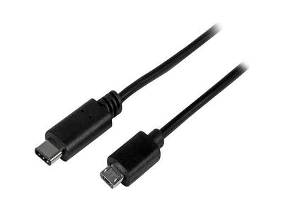 C2G 6.6ft USB Cable - USB A to USB A Cable - USB 2.0 - Black - M/M - Type A  Male USB - Type A Male USB - 6.56ft - Black