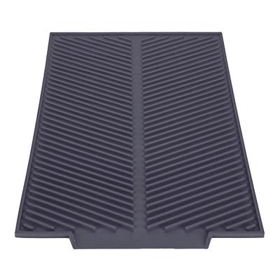 Drain Mat Kitchen Silicone Dish Drainer Mats Large Sink Drying Worktop  Organizer Drying Mat for Dishes Heat Resistant Tableware