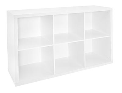 Costway 6 Cube Storage Shelf Organizer Bookcase Square Cubby