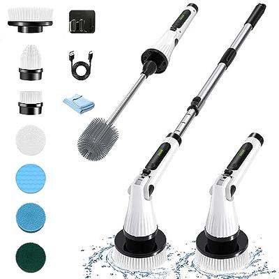 MARK LIVE Electric Mop, Cordless Floor Cleaner LED Headlight and Water  Sprayer, Up to 60 Mins Powerful Spin, Polisher Scrubber, 6 Mop Pads