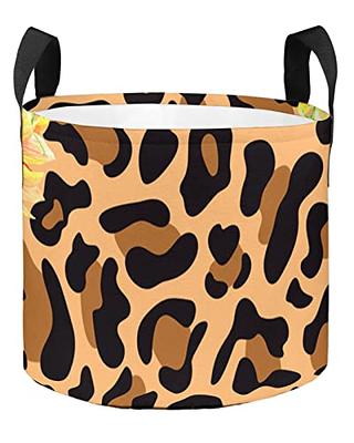 10 Gal Grow Bag with Handles- Leopard Animal Skin Print Yellow