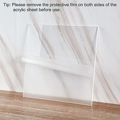 White Opaque Plexiglass Acrylic Sheet - 1/8 Thick Cast (12 x 12)