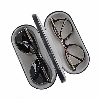 iGeyzoe Glasses Case 4 Pack, Eyeglasses Case For Women men, PU