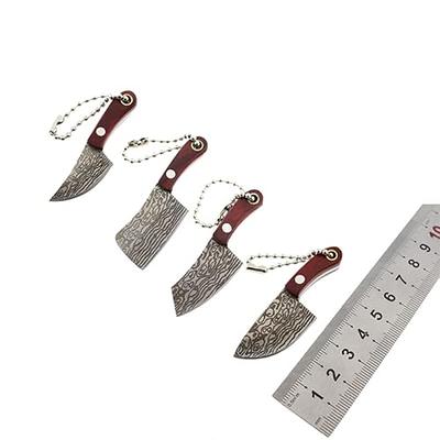 Epichao 4pcs Mini Pocket Knife Set Little Chef Knife Set Tiny Knife Cleaver  Small Thumb Multitool Box Cutter Tools - Yahoo Shopping