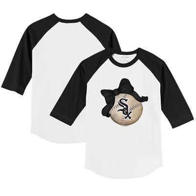 Youth Tiny Turnip White/Black Philadelphia Phillies Stacked Raglan 3/4  Sleeve T-Shirt - Yahoo Shopping