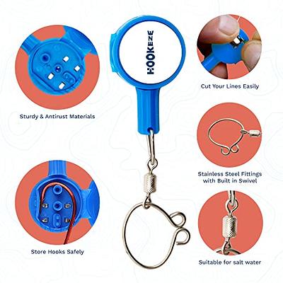 Hook-Eze Fishing Gear Knot Tying Tool, Line Cutter