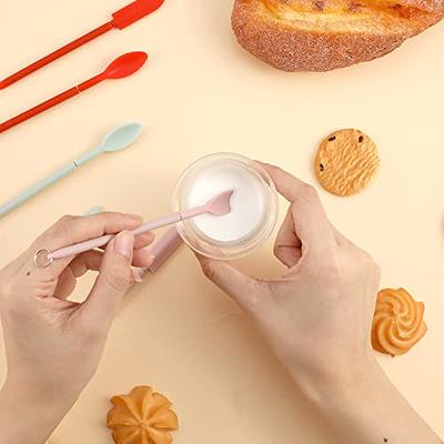 Mini Silicone Telescopic Spatula Makeup Spatula Scooping Spoon