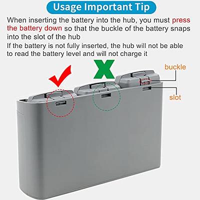 Hanatora Display Two-Way Battery Charging Hub for DJI Mini 2/SE/2 SE Drone,Check  Battery Level,Charge Three Batteries in Sequence,Charger Accessories -  Yahoo Shopping