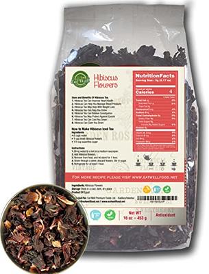 Hibiscus Flowers Organic Petals Tea Dried Cut Bulk Hibiscus Sabdariffa 