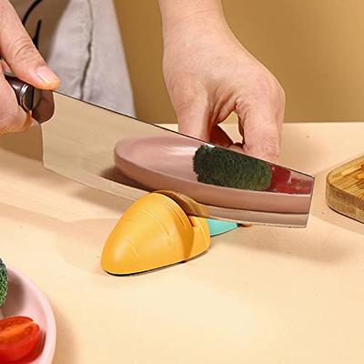 Knife Sharpener, 4-in-1 Kitchen Knife Accessories, Manual