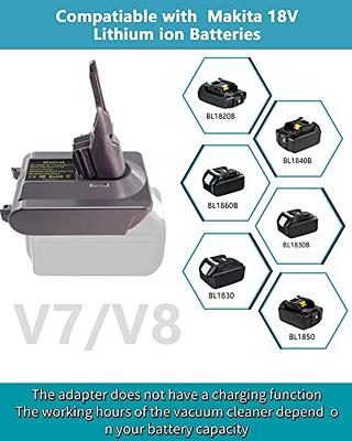 Makita Battery Adaptor to Dyson V7 Vacuum Battery Adapter Animal Vacuum SV11